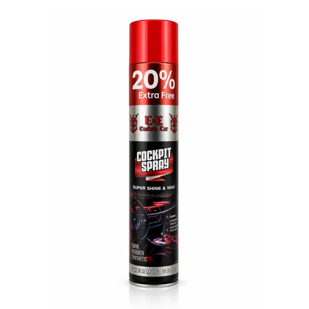 EE CUSTOM CAR KOKPİT TEMİZLEME SPREYİ (COCKPİT SPREY SUPER SHİNE & VRP) 750 ML
