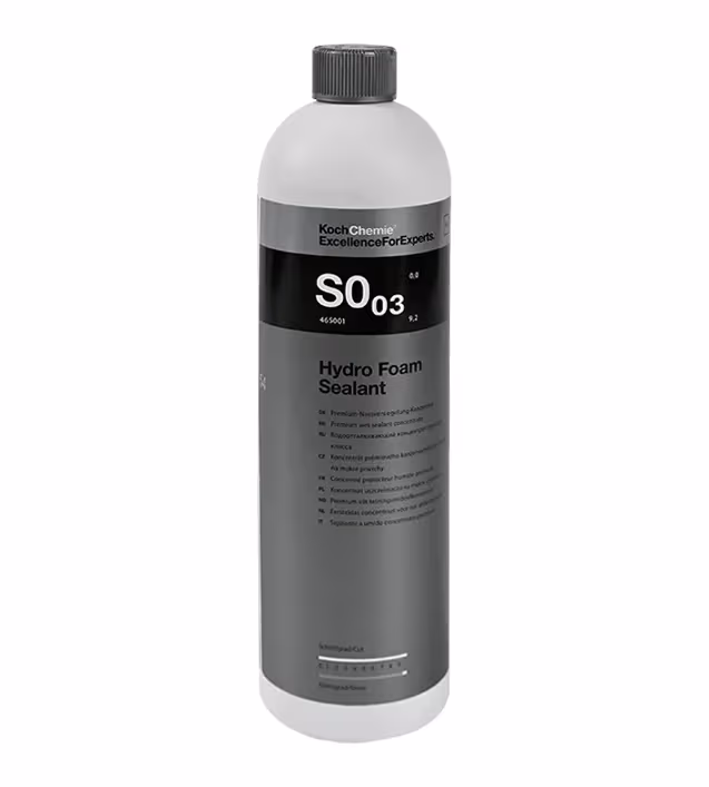 Koch Chemie SO.03 Hydro Foam Sealant 1 lt Islak Uygulanan Yüksek Parlaklık ve Koruma Sağlayan Köpük Cila