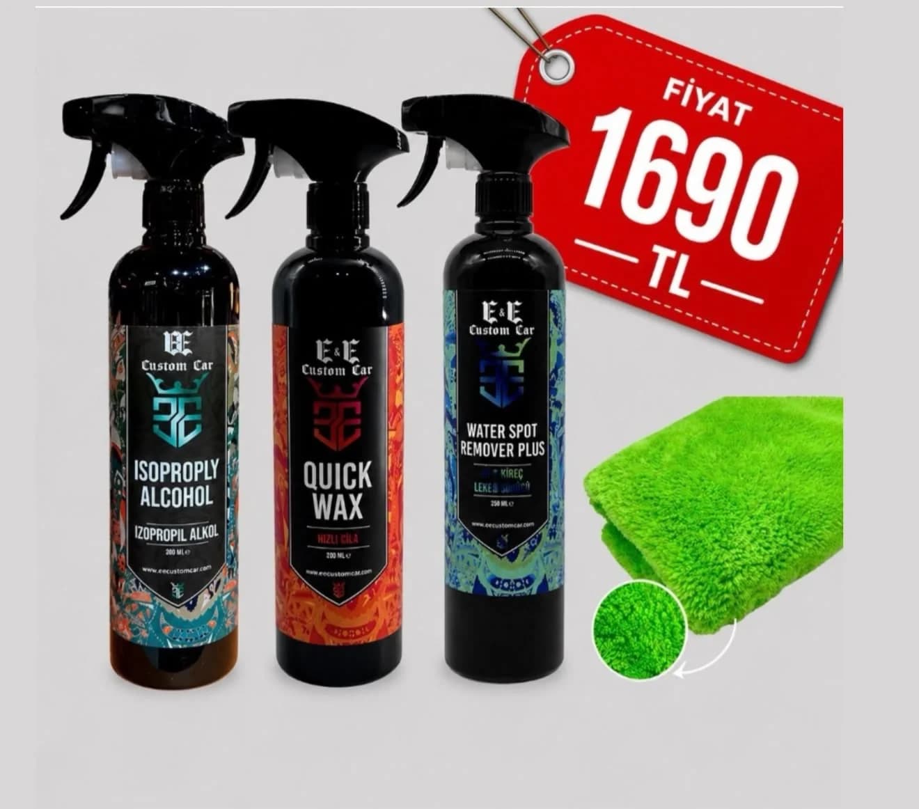 QUICK WAX , IZOPROPIL ALKOL ,WATER SPOT RENOWER PLUS